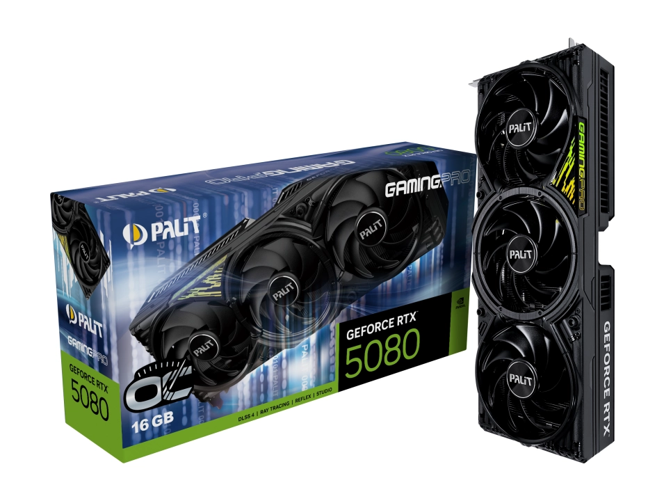 Karta graficzna Palit GeForce RTX 5080 GamingPro OC 16GB GDDR7 256bit DLSS 4