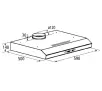 Okap MPM 61-PX-77/N Srebrny