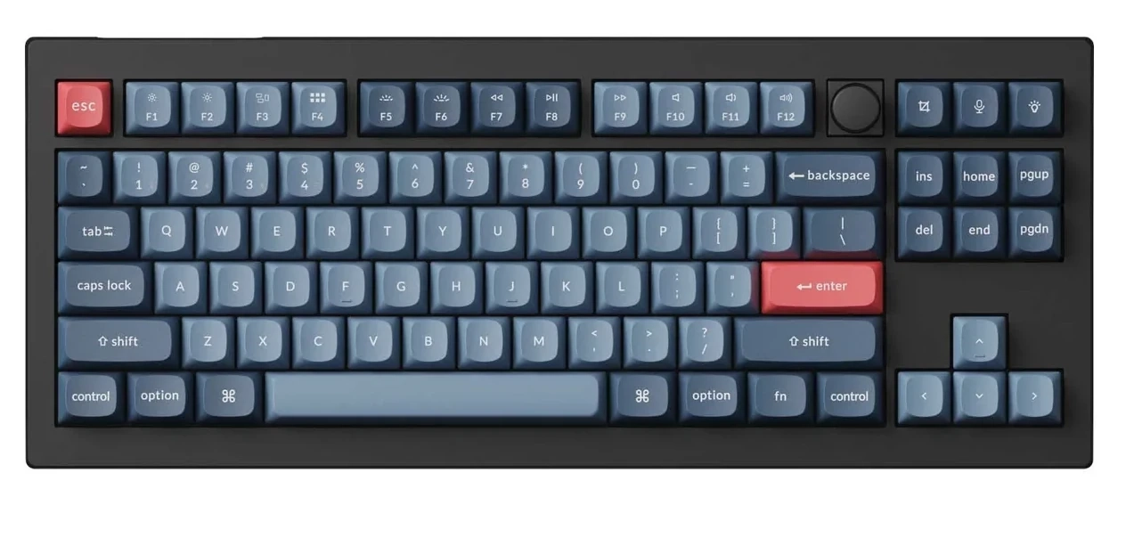 Klawiatura mechaniczna Keychron V3 Max QMK/VIA Gateron Jupiter Banana Szary