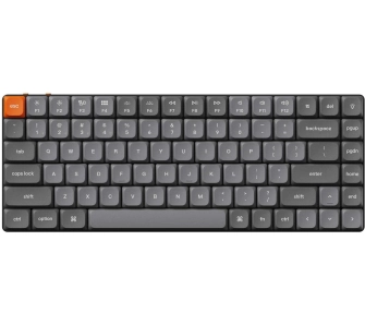 Klawiatura mechaniczna Keychron K3 Max RGB Gateron Brown Szary