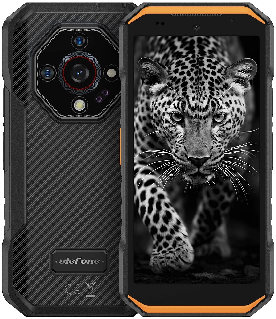 Smartfon uleFone Armor X32 Pro 5G 8/256GB 5,65" 90Hz 64Mpix Czarno-pomarańczowy