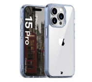 Bizon Halo do iPhone 15 Pro Przezroczysto-niebieski