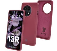Bizon Silikonowe Soft do OnePlus 13R Ciemnofioletowy