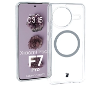 Bizon CrystalO z MagSafe do Xiaomi Poco F7 Pro Przezroczysty