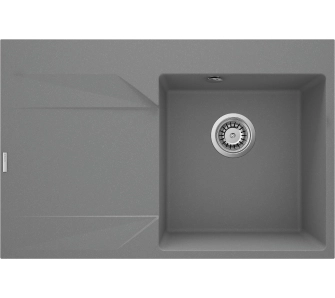 Zlewozmywak Deante Evora ZQJ_S11L Granitowy Szary