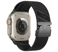 Beline do Apple Watch Oblique Parachute buckle 38/40/41mm Czarny