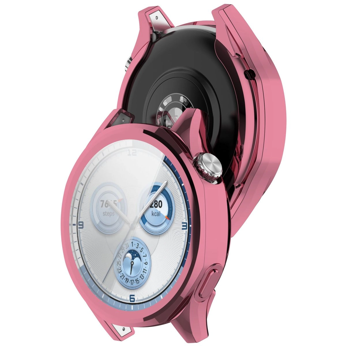 Nakładka na tarczę Bizon Felipe do Huawei Watch GT5 46 mm różowy