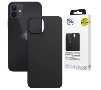 Etui 3mk Hardy MagSilicone Black do iPhone 12