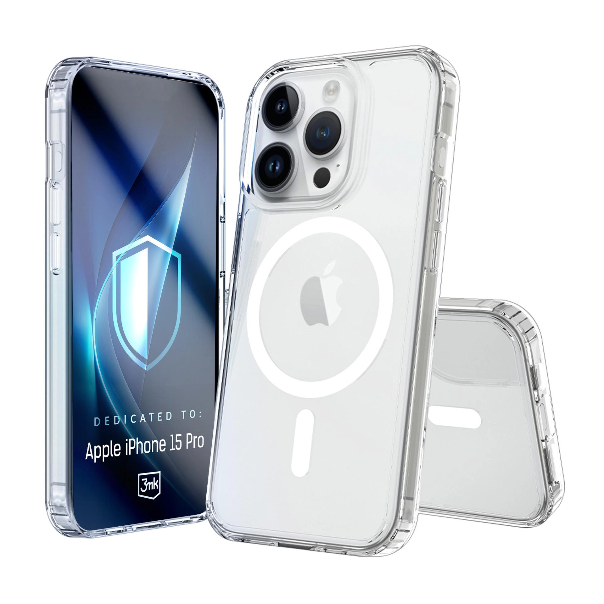 Etui 3mk Armor MagCase do iPhone 15 Pro Przezroczysty