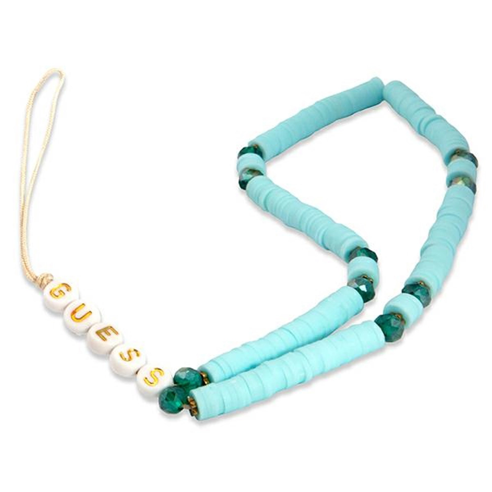 Zawieszka do telefonu Guess Heishi Beads Niebieski