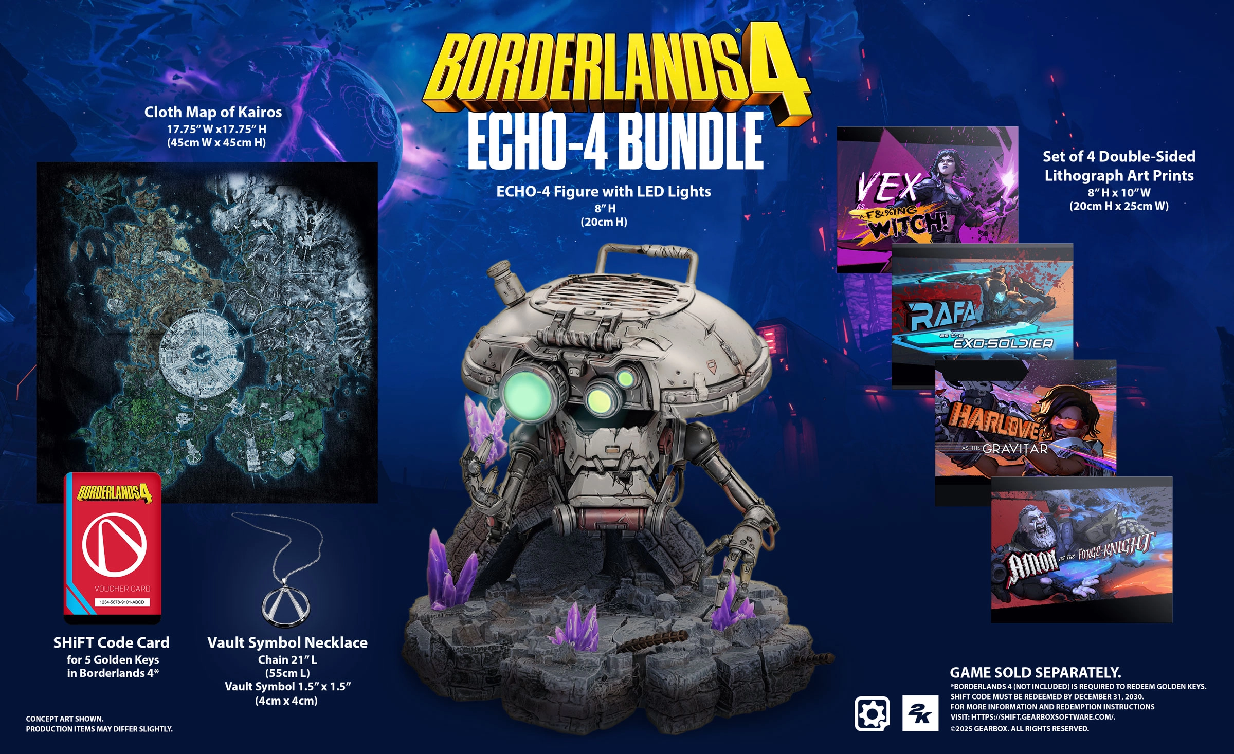 Zestaw do gry Plaion Borderlands 4 ECHO-4 Bundle