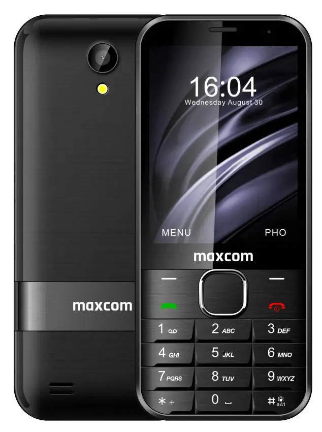 Telefon Maxcom MM 334 3,2" 2Mpix Czarny