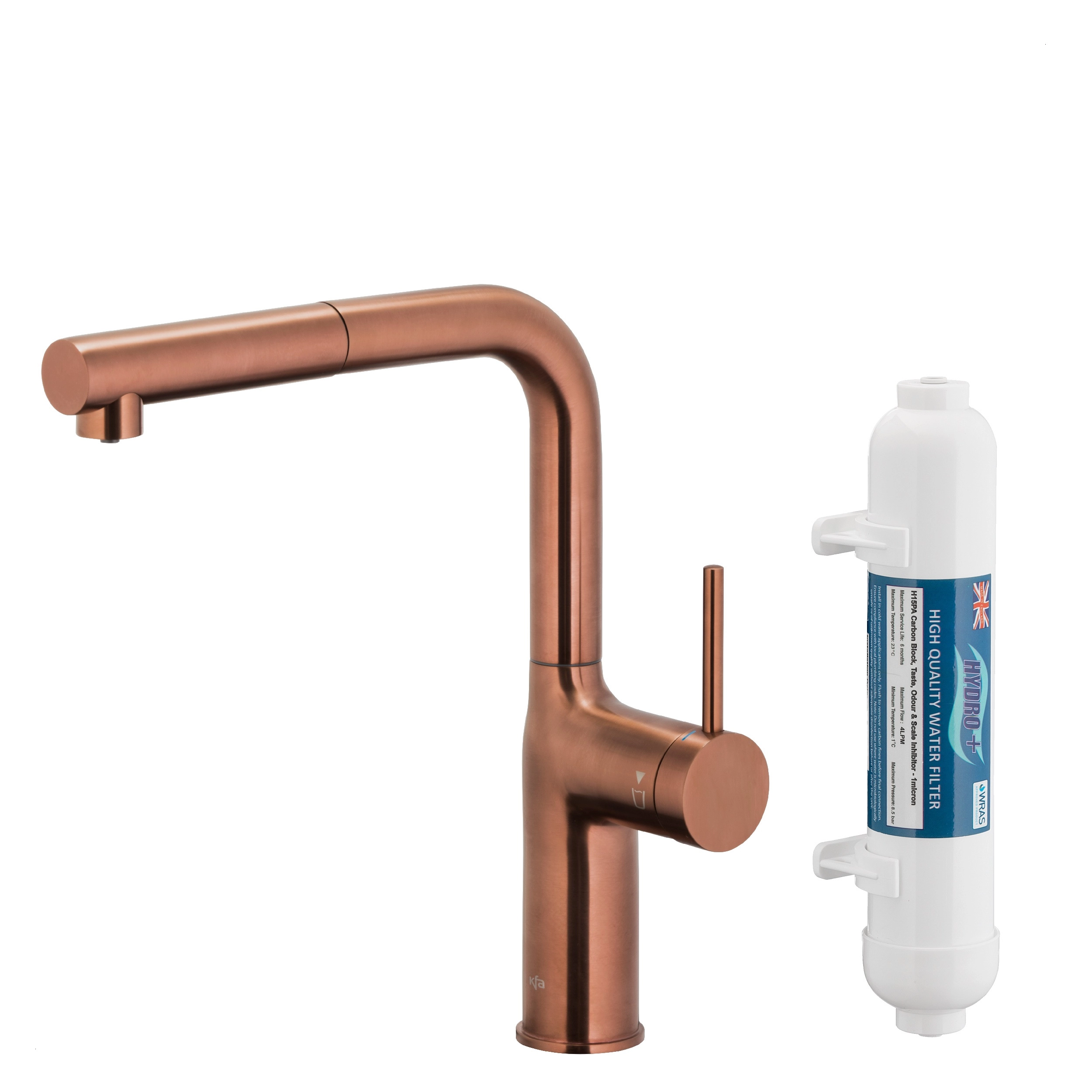 Bateria KFA Armatura Duero Pure Move 6623-422-34 Miedziany Stal szlachetna