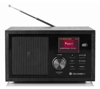 Radioodbiornik GoGEN DAB 620 BTCB Radio FM DAB+ Czarny
