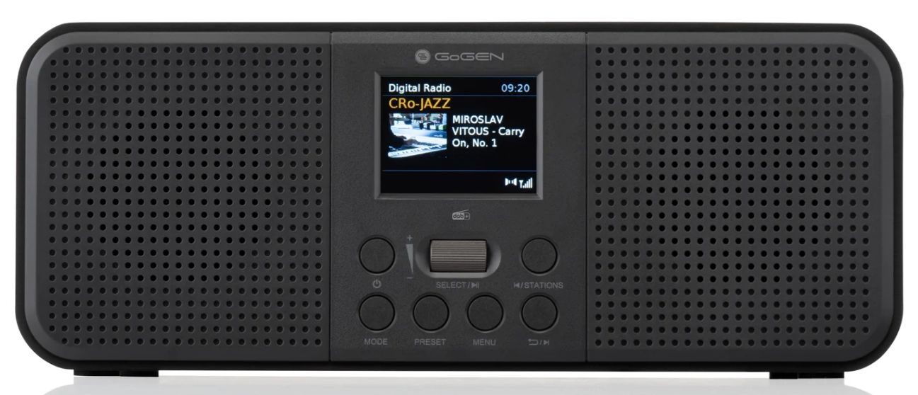 Radioodbiornik GoGEN DAB 800 BTC Radio FM DAB+ Czarny