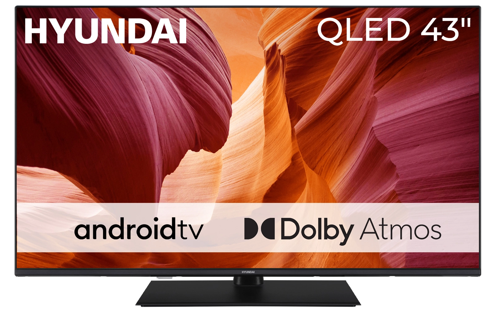 Hyundai QLX43850GSMART 43" QLED 4K Android TV Dolby Vision Dolby Atmos DTS-X HDMI 2.1 DVB-T2