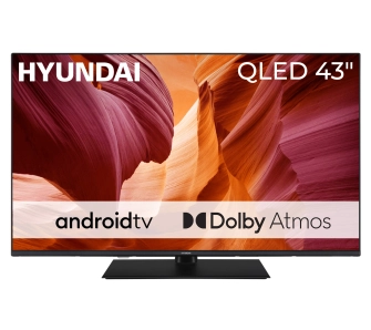 Telewizor Hyundai QLX43850GSMART 43" QLED 4K Android TV Dolby Vision Dolby Atmos DTS-X HDMI 2.1 DVB-T2