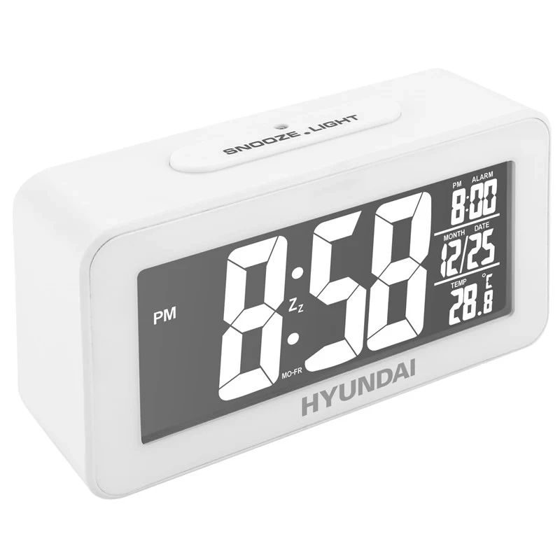 Budzik Hyundai AC 321 W Biały