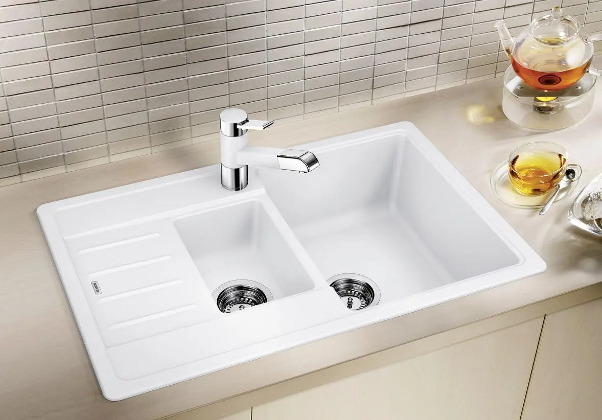 Zlewozmywak Blanco LEGRA 6 S Compact 521304 Granitowy Biały