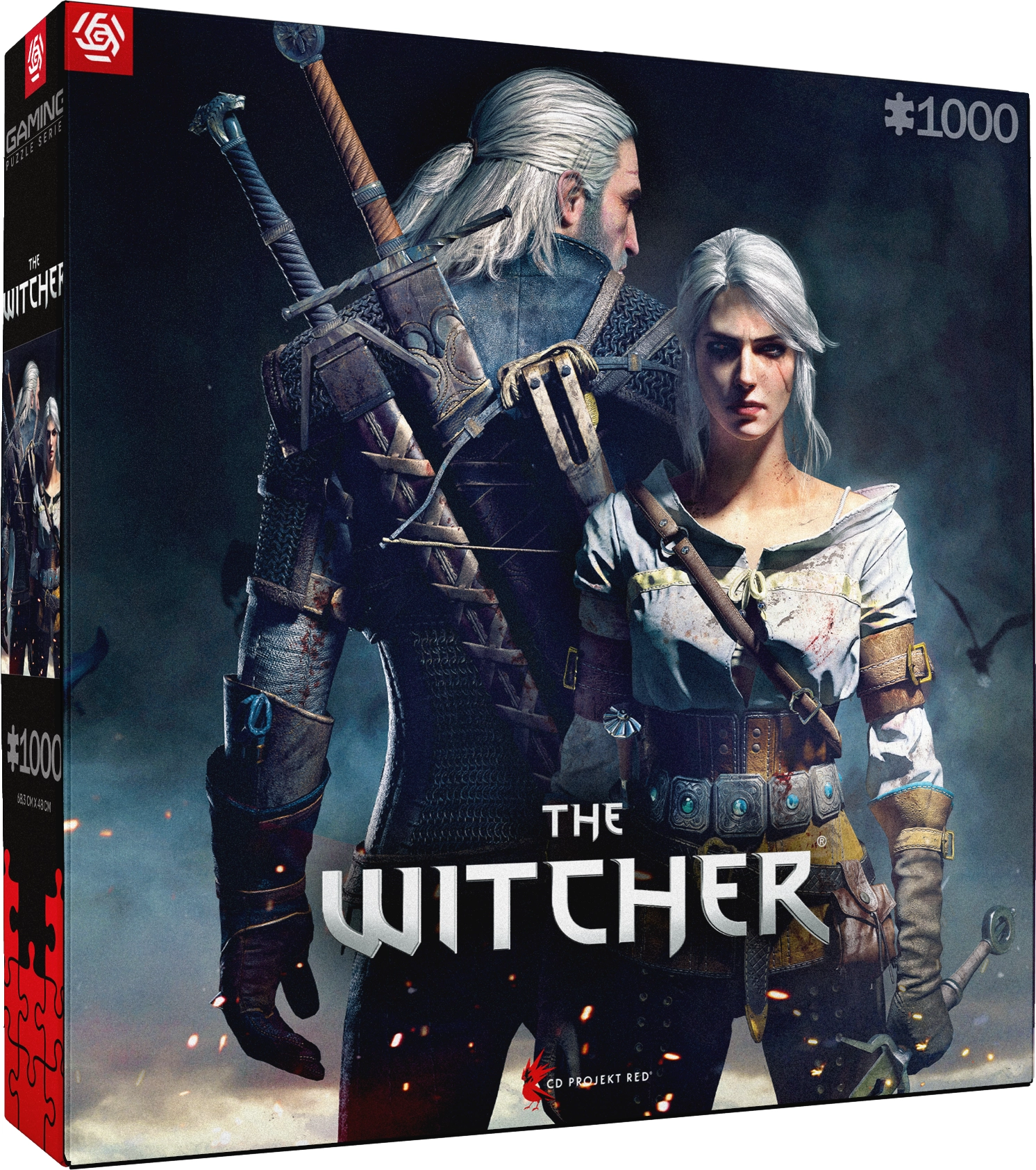 Puzzle Good Loot Wiedźmin Geralt i Ciri 1000 elementów