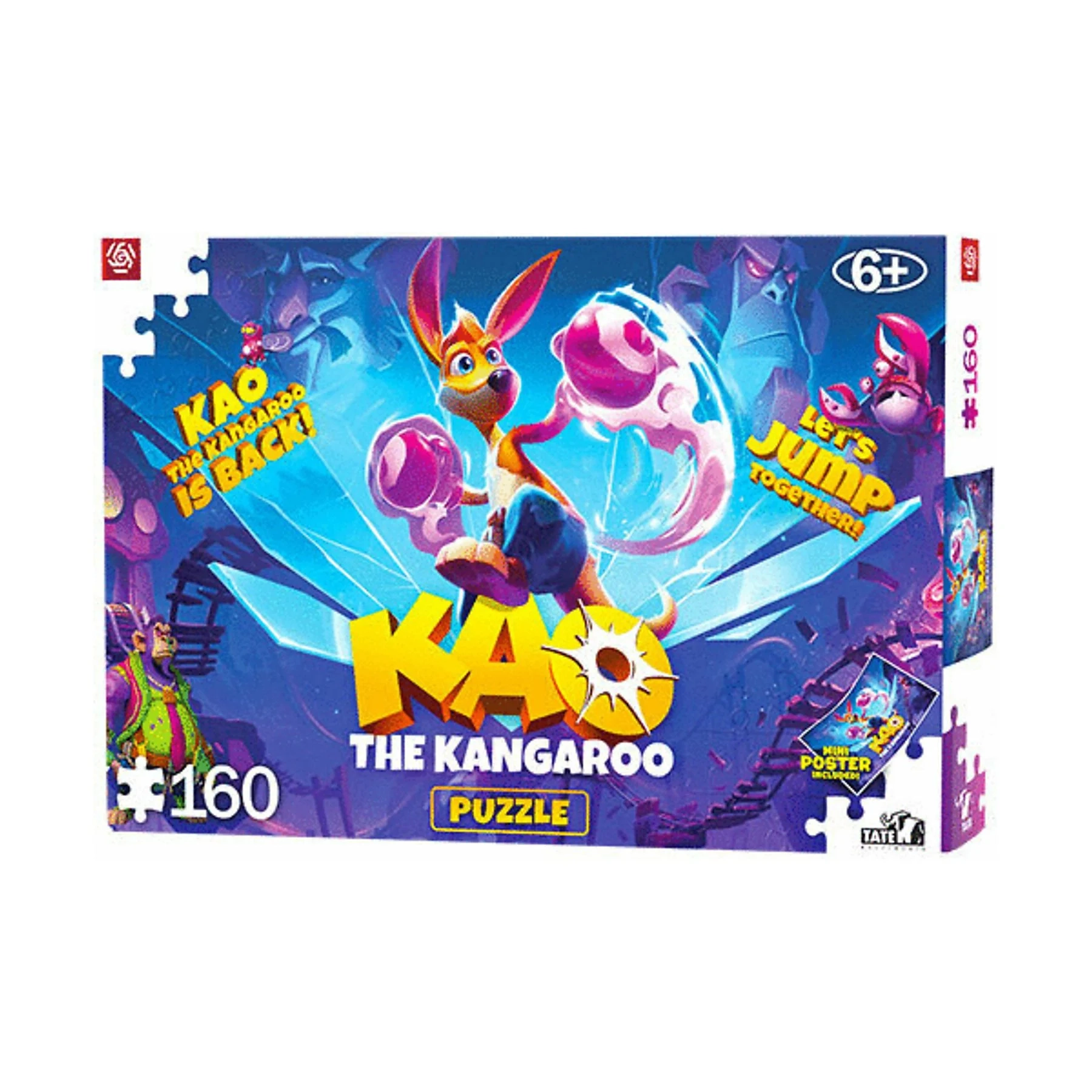 Puzzle Good Loot Kangurek Kao - Kao is Back 160 elementów