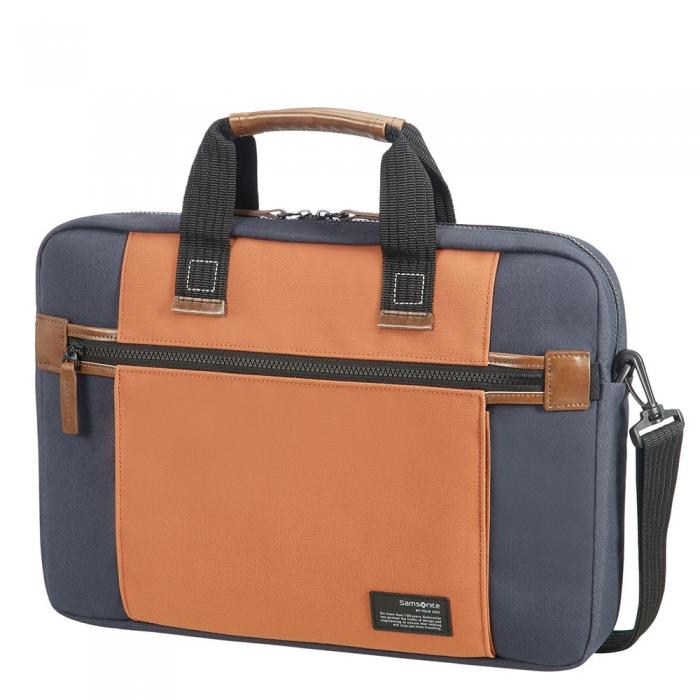 Torba na laptopa Samsonite Sideways 15,6" (niebiesko-pomarańczowy)