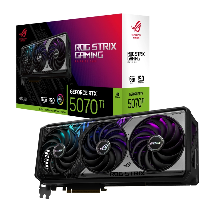 Karta graficzna ASUS ROG Strix GeForce RTX 5070 Ti 16GB GDDR7 256bit DLSS 4