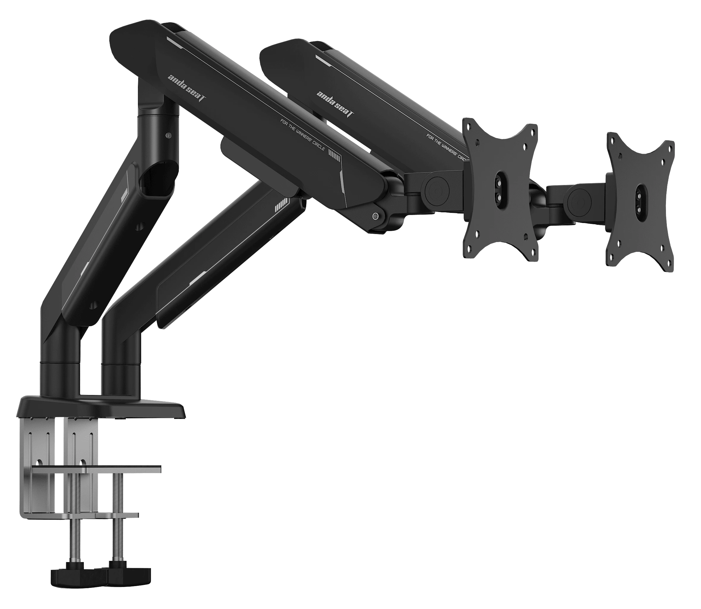 Uchwyt do monitora Anda Seat Stealth PRO II Duo od 17” do 42” Max 15kg Czarny