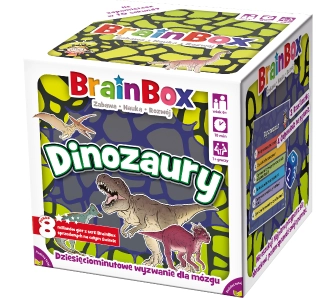 Gra karciana BrainBox  Dinozaury