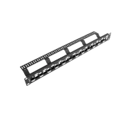 Lanberg PPKS-1224-B PUSTY 24 PORT 1U 19" Czarny