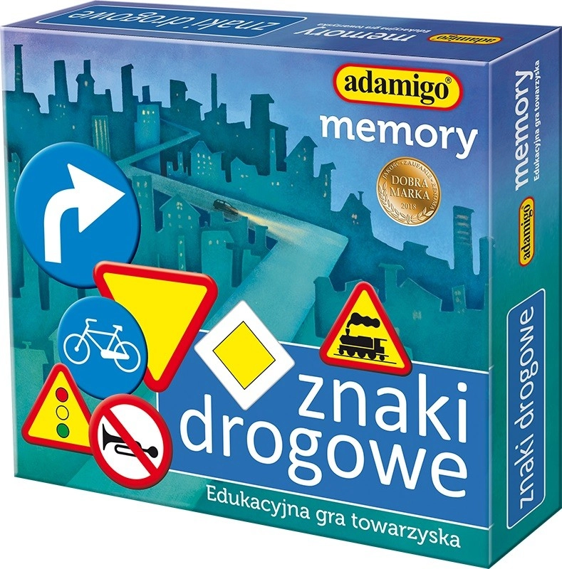 Gra planszowa Memory - Znaki drogowe