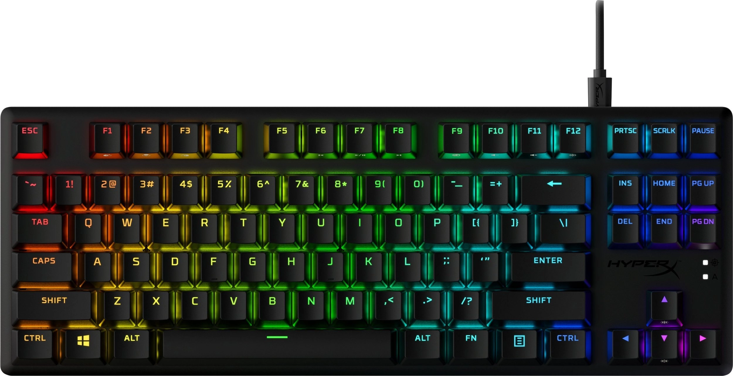 Klawiatura mechaniczna HyperX Alloy Origins Aqua Czarny