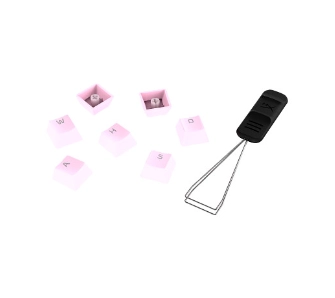 Nakładki na klawisze HyperX 519T9AA Materiał PBT Różowy