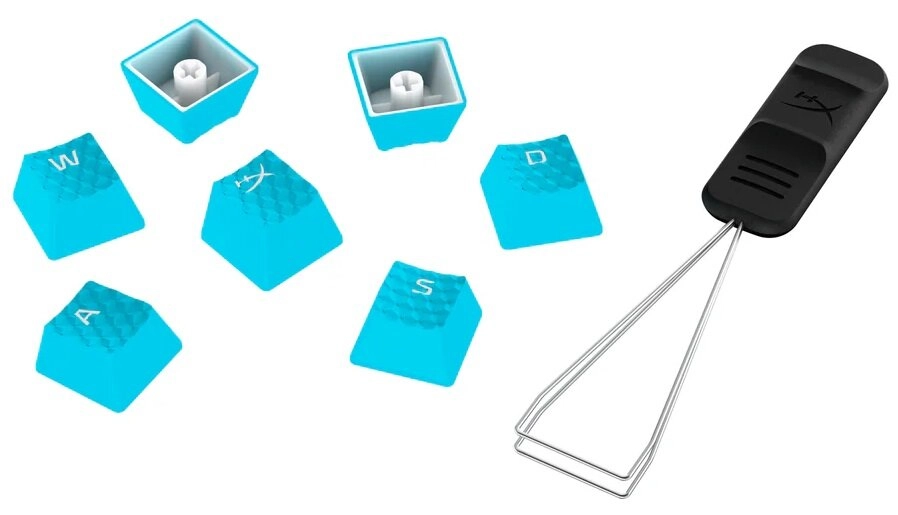 Nakładki na klawisze HyperX 519U1AA Gumowe Układ US Niebieski