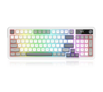 Klawiatura mechaniczna Redragon K719PK-RGB-PRO Galatin Pro Biały