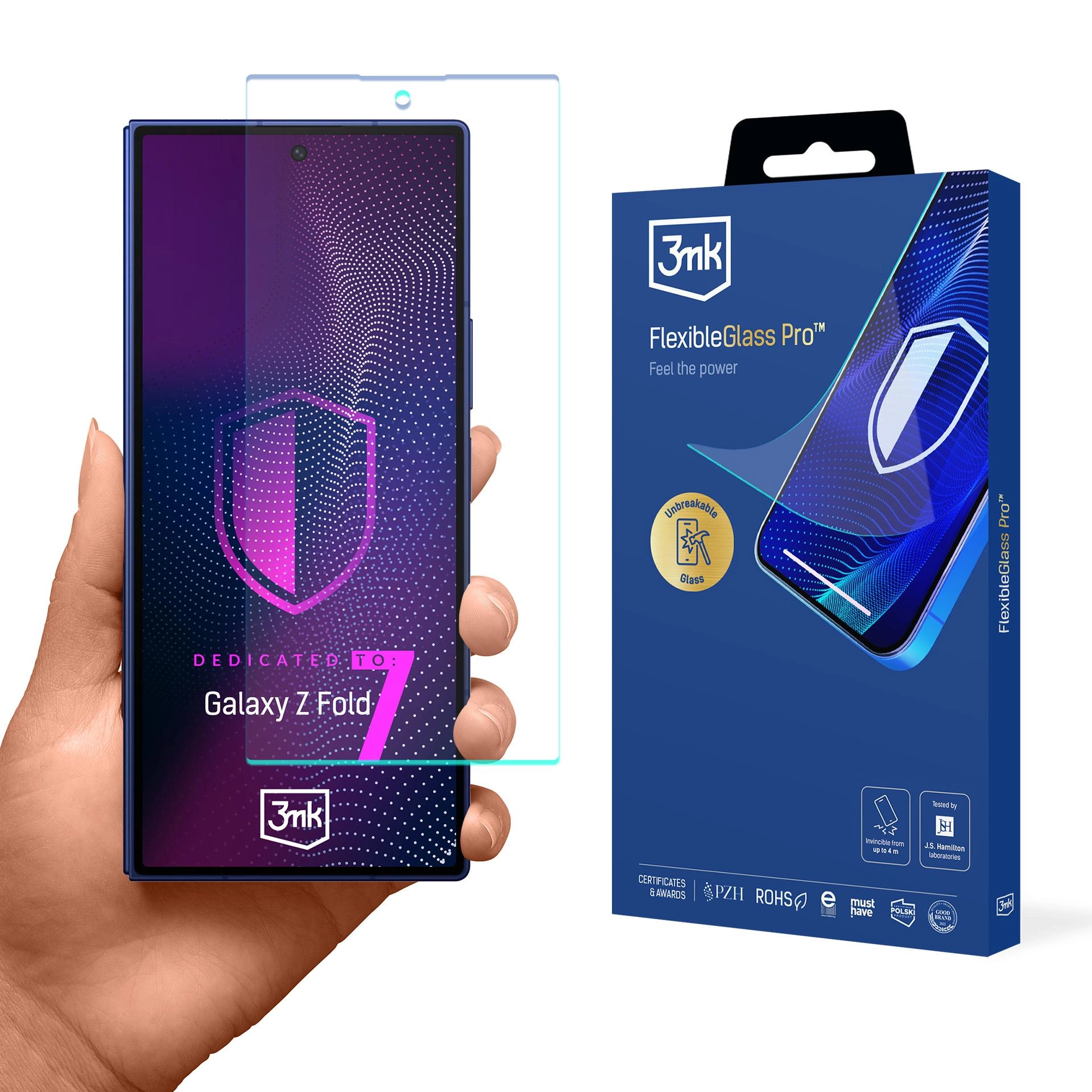 Szkło hybrydowe 3mk FlexibleGlass Pro do Samsung Galaxy Z Fold 7