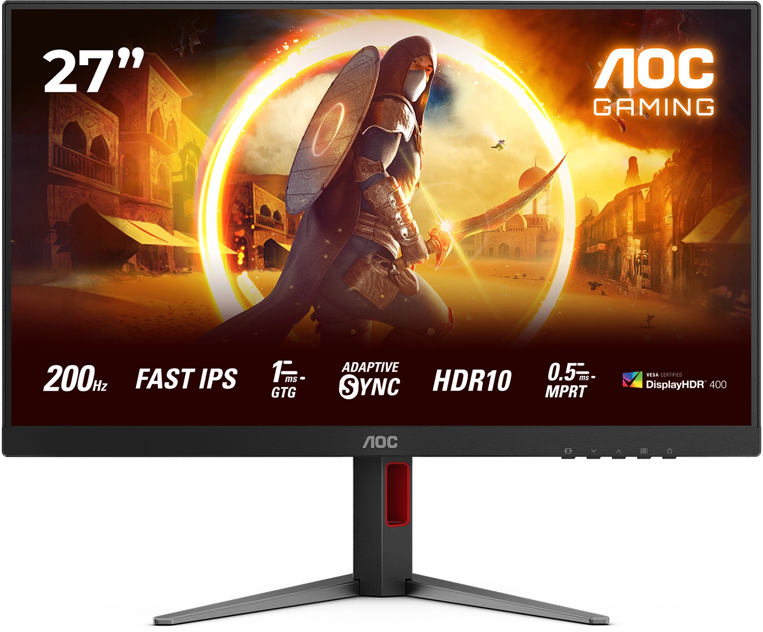 Monitor AOC 27G4HA 27" Full HD Fast IPS 200Hz 0,5ms MPRT Gamingowy