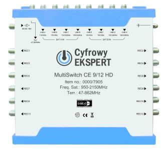 Rozdzielacz TechniSat Multiswitch CE 9/12 HD