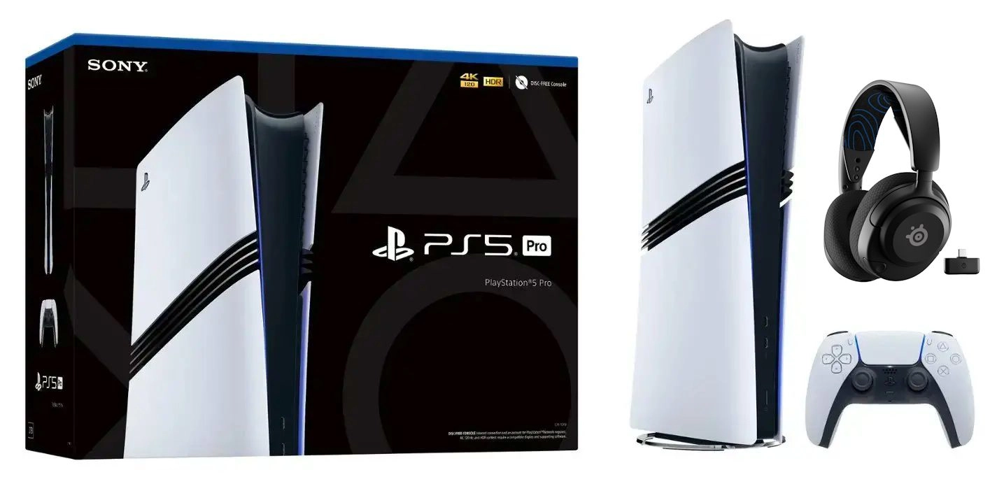 Konsola Sony PlayStation 5 Pro (PS5) 2TB + Słuchawki SteelSeries Arctis Nova 5P Wireless