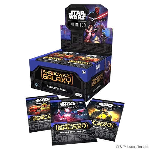 Karta kolekcjonerska Star Wars: Unlimited - Shadows of the Galaxy - Booster Box (24) wydanie angielskie