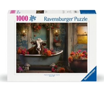 Puzzle Krowa w kąpieli 1000 elementów