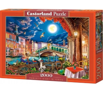 Puzzle Romantic Night in Venice 2000 elementów