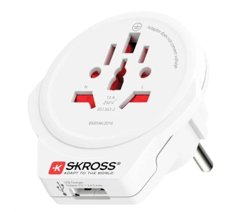 Adapter podróżny Skross 1.500266-E (Świat-Europa)