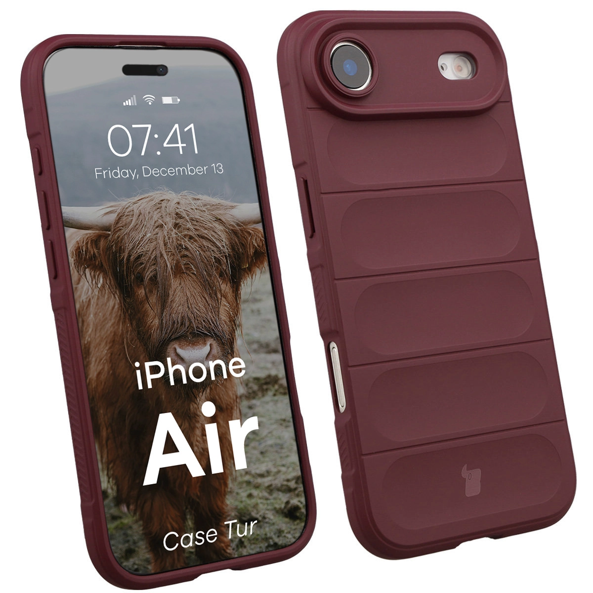 Etui Bizon Tur do Apple iPhone Air Ciemnofioletowy