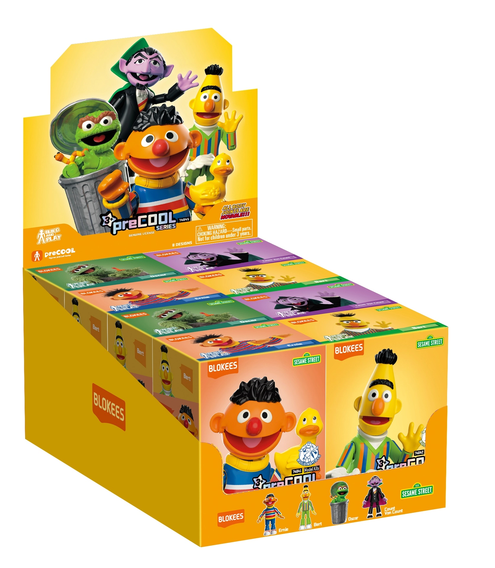 Model do składania Blokees preCOOL Series Sesame Street: Figures