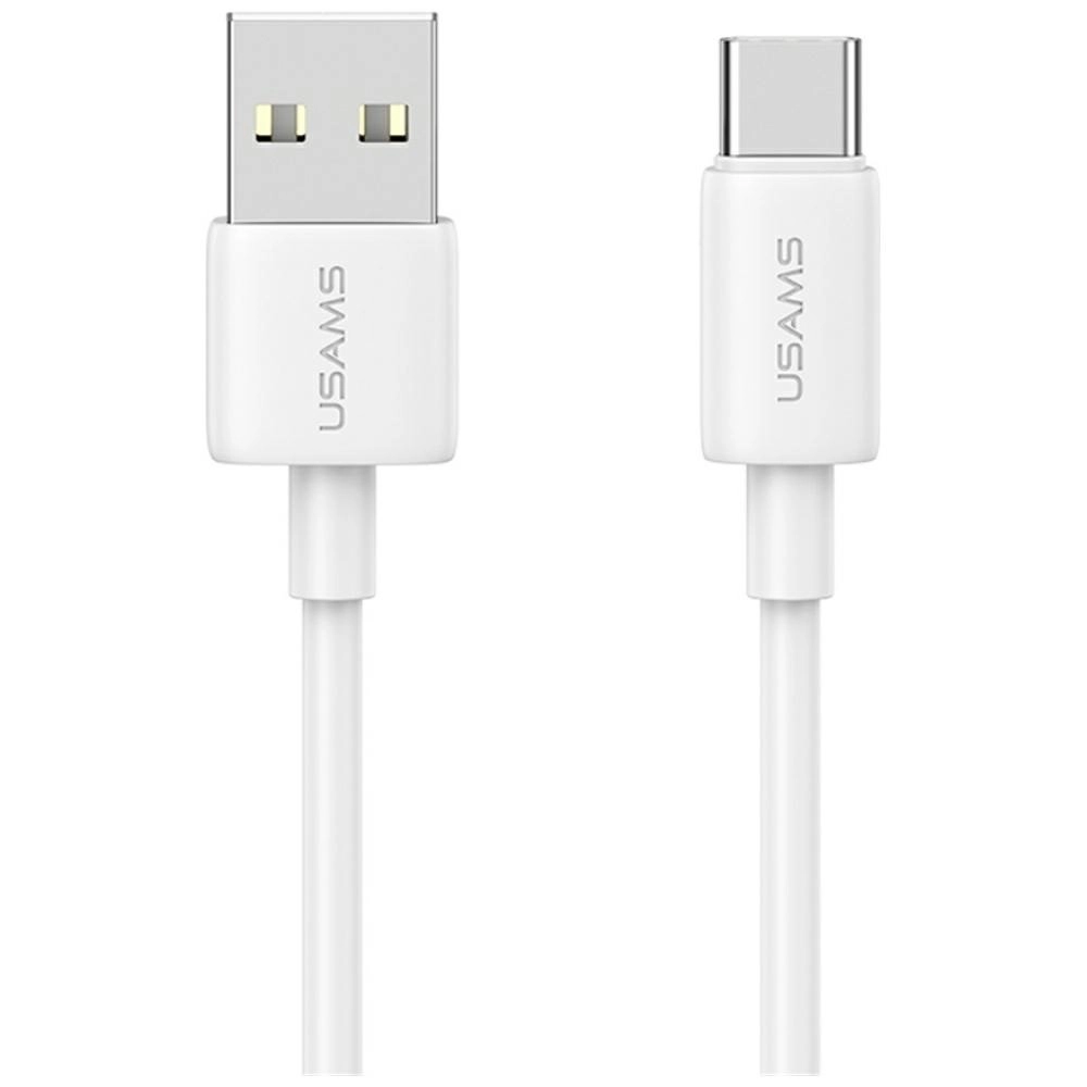 Kabel USAMS YD Series 18W 3A USB-A do USB-C 1m Biały