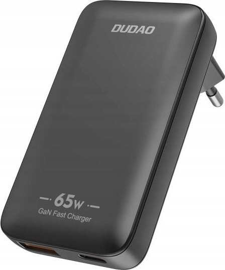Ładowarka sieciowa Dudao A65Q GaN 65W USB-A USB-C 65W Czarny