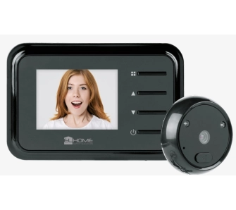 Wizjer z kamerą Eura-Tech EL HOME VDP-02A3 2,4" 1Mpix Nagrywanie Dzwonek Czarny