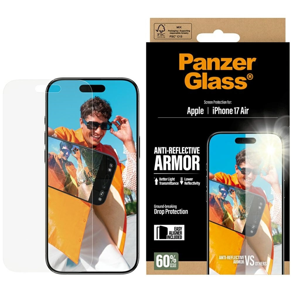 Szkło ochronne PanzerGlass Armor Anti-Reflective EasyAligner do iPhone Air