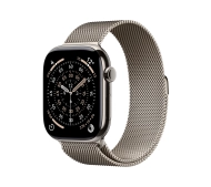 Apple Watch Series 11 GPS + Cellular 46mm Tytan Naturalny Bransoleta mediolańska Naturalny M/L